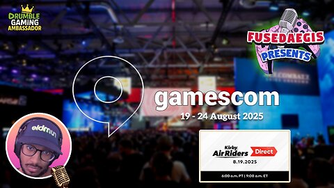 gamescom 2025 & Kirby Air Rider's Direct REACTION 8.19.2025 | FusedAegis Presents